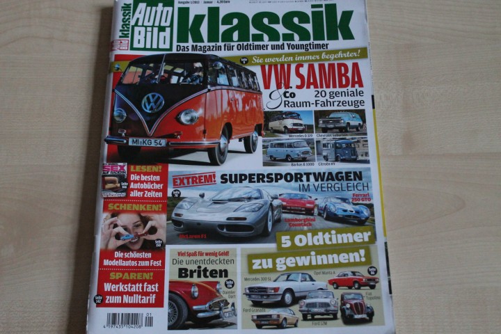 Deckblatt Auto Bild Klassik (01/2013)